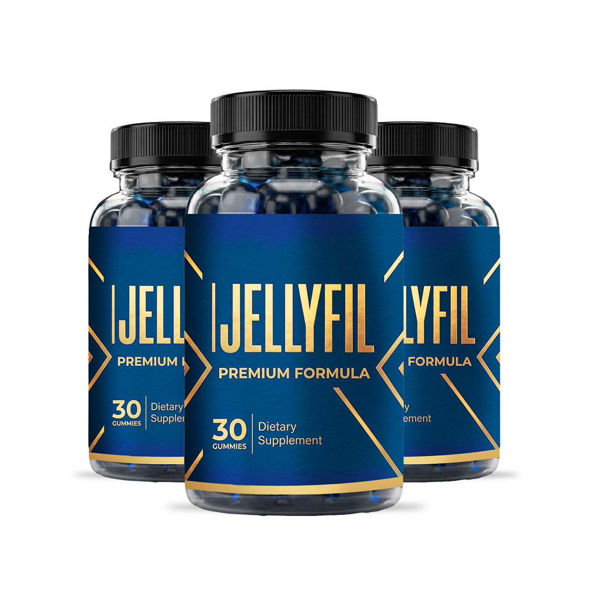 JellyFil capsules — men’s daily vitality supplement, 3-bottle pack